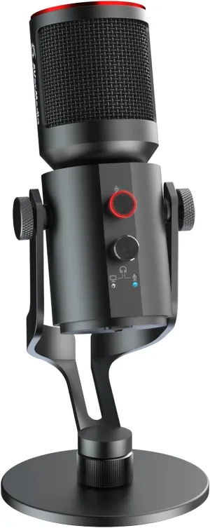 AverMedia Live Streamer AM350 USB Condenser Microphone for Streaming, Podcast, Gaming, Vocals, ASMR, Laptop, PC
