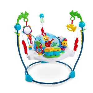 Baby Einstein Neighborhood Symphony Activity Jumper Infant Entertainer with Lights and Melodies, Age 6 months  , Max weight 25 lbs., Unisex