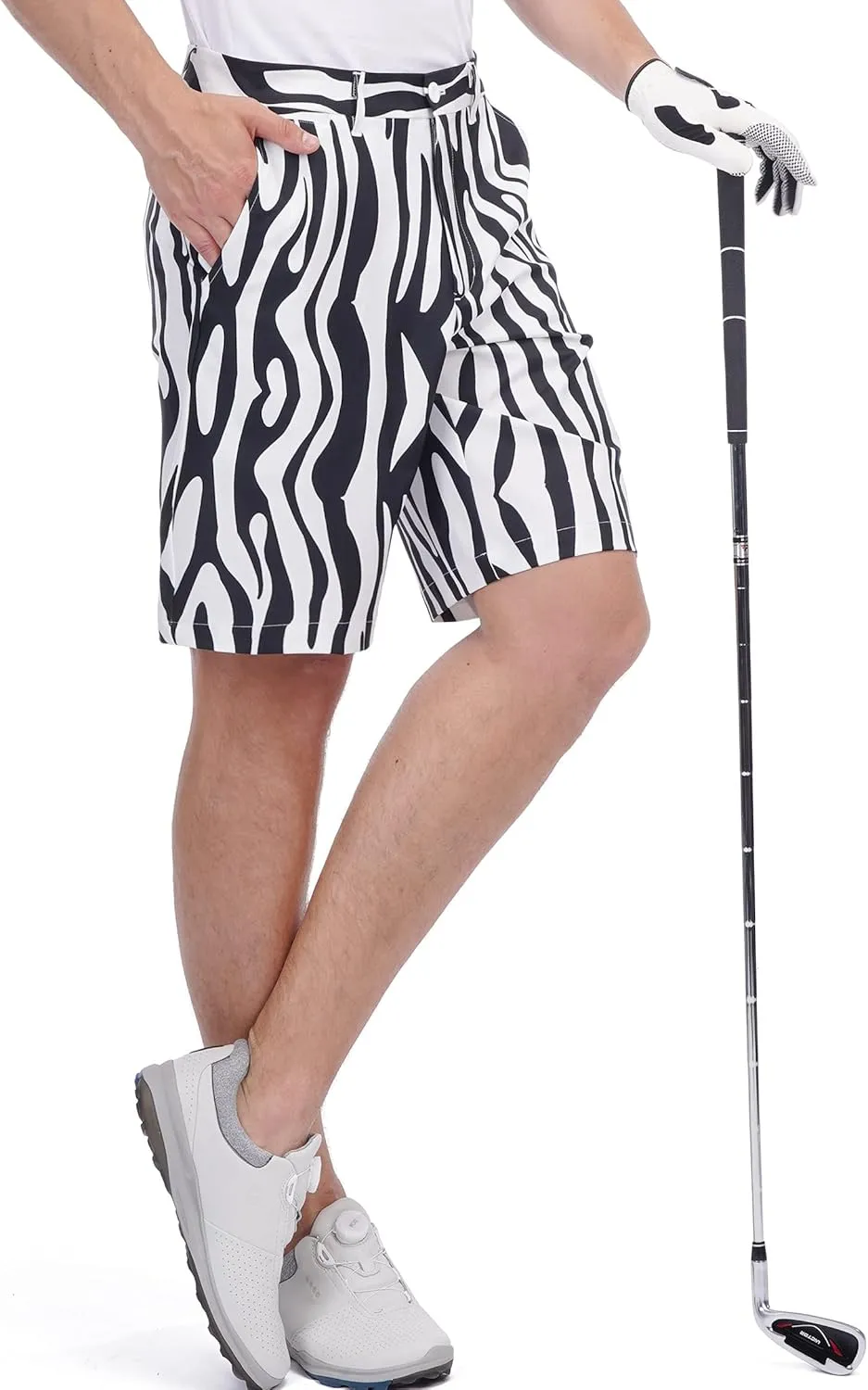 Bakery Men's Golf Shorts with 5 Pockets Stretch Lightweight Quick Dry Relaxed Fit Flat Front Casual Work Dress Shorts for Men