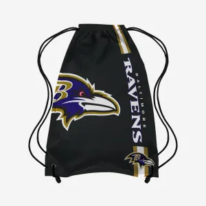 Baltimore Ravens Black Alternate Color Big Logo Drawstring Backpack