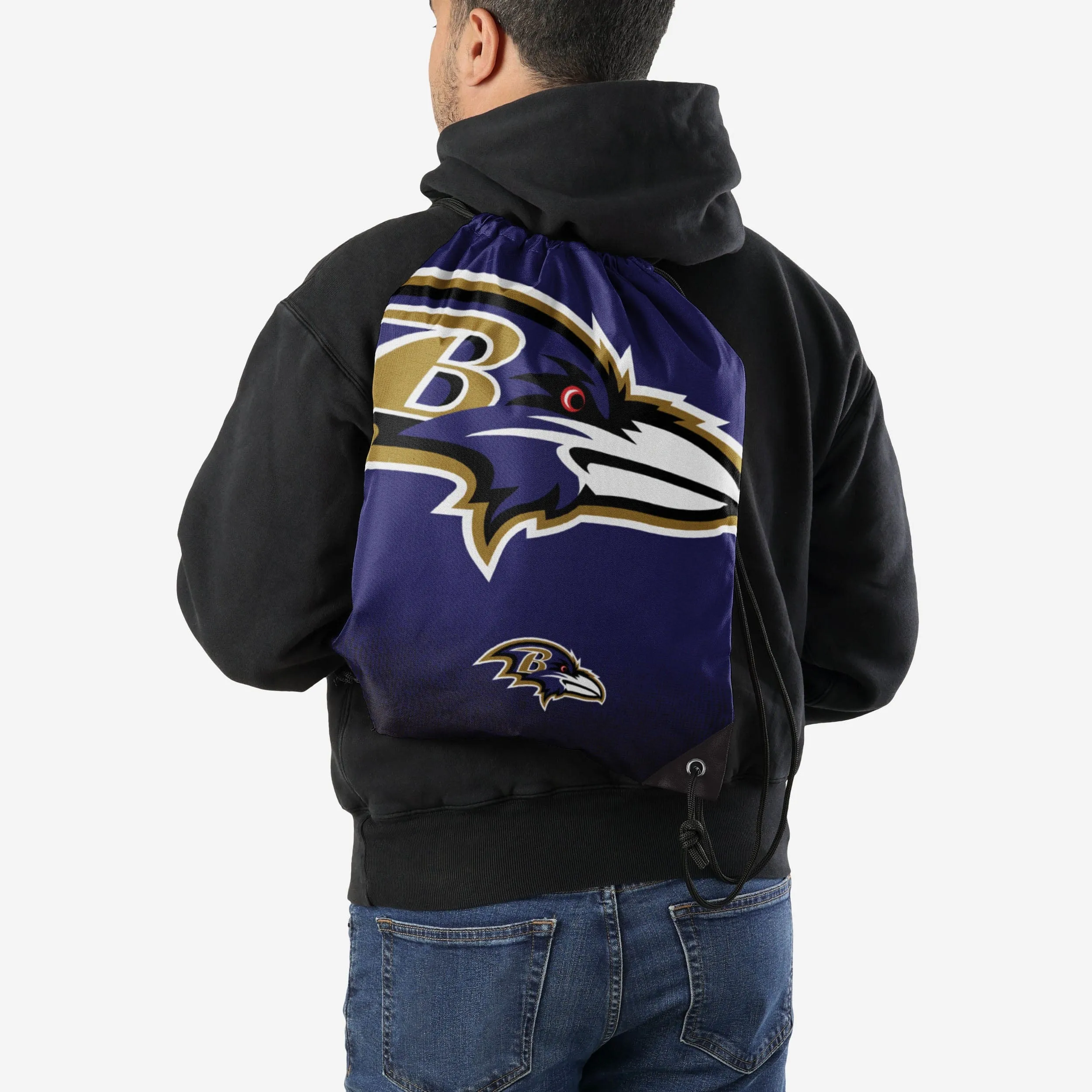 Baltimore Ravens Gradient Drawstring Backpack