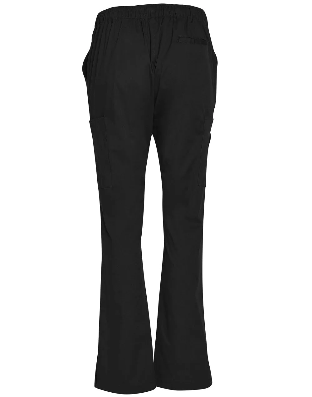 Benchmark M9720 LADIES SEMI-ELASTIC WAIST TIE SOLID COLOUR SCRUB PANTS