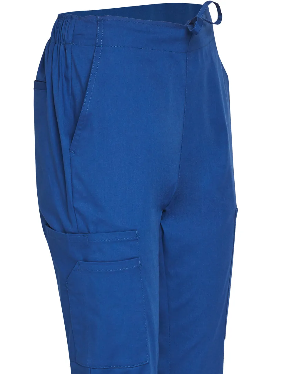 Benchmark M9720 LADIES SEMI-ELASTIC WAIST TIE SOLID COLOUR SCRUB PANTS