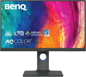 BenQ PD2705Q Mac-Ready Monitor 27” QHD 1440p | 100% Rec.709 & sRGB | IPS | DeltaE ≤3 | Calibration Report | ICC Sync | AQCOLOR | Pantone | Ergonomic | DisplayPort | USB-C(65W) | USB Hub | Daisy Chain