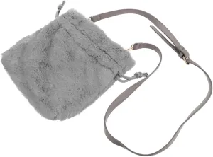 BESPORTBLE 1 Pc Plush Handbag with Strap Shoulder Design for Everyday Use Elegant Light Color for Storing Phones and Essentials