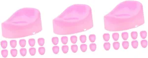 BESPORTBLE 3sets 10pcs Miniature Doll House Toilet Lifelike Furniture for Playtime Compact and Realistic Design Dollhouse Bathroom Accessories 10pcs*3