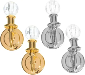 BESPORTBLE 4sets Miniature Model Haunted Dollhouse Mini DIY Wall Lights Mini Wall Lamp Layout Props 2pairs*4