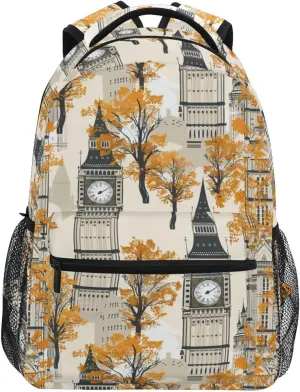 Big Ben Grey Yellow large kids backpacks for school with name tag chest strap book bags for 6th grade school boys girls mochilas escolares para adolescentes