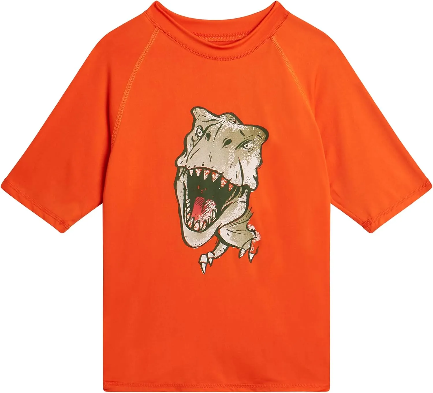 Big Chill Boys Rash Guard Set - 2 Piece UPF 50  Quick Dry Short Sleeve Swim Shirt and Swim Trunks for Boys (Sizes: 4-14)