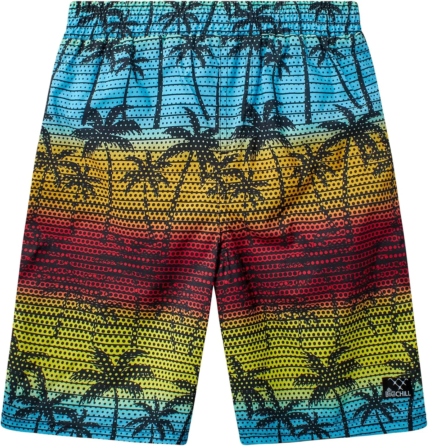Big Chill Boys Rash Guard Set - 2 Piece UPF 50  Quick Dry Short Sleeve Swim Shirt and Swim Trunks for Boys (Sizes: 4-14)