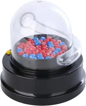 Bingo Game Device with Electric Raffle Balls for and Gatherings