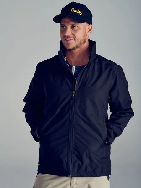 BISLEY BJ6926 LIGHTWEIGHT MINI RIPSTOP RAIN JACKET WITH CONCEALED HOOD