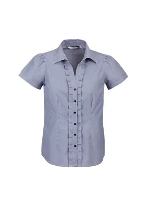 BIZ COLLECTION S267LS LADIES EDGE S/SL BLOUSE