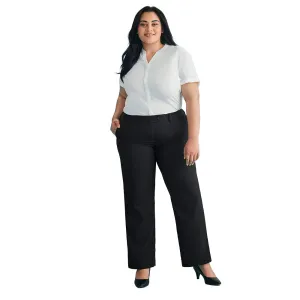 Biz Womens Cool Stretch Adjustable Waist Pant