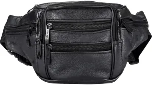 Blackleather Chest Fashionable Waist Bags Outdoor Phone Wallet Men’s Waterproof Fanny Pack Multi-pocket Running Bag New 2025 High For Reliable Electronic Component, Precision, Stable Performance