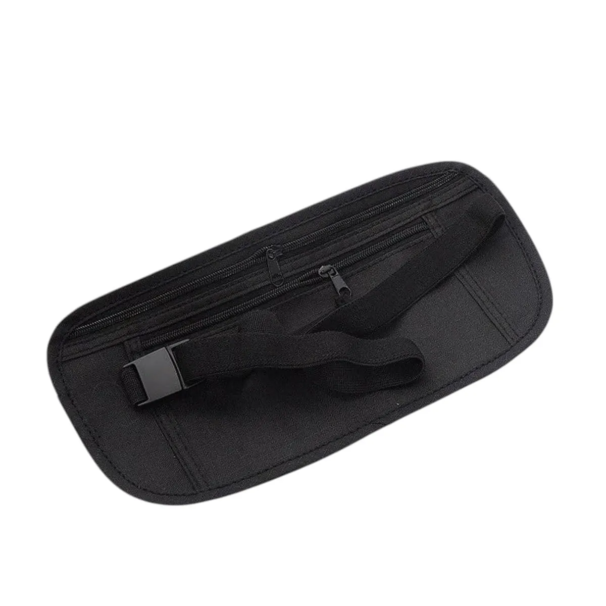 Blackmoney Belt Bag Hidden Wallet Passport Money Waist Slim Secret Security Travel Chest Pack Black Kaki New 2025 High for Reliable Electronic Component, Precision, Stable Performance