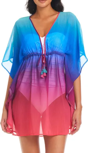 Bleu Rod Beattie Heat Of The Moment Caftan Cover-Up L, Multi