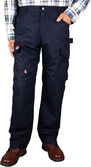 BOCOMAL FR Pants Cargo Pockets Lightweight 100% C Rip Stop Water Repellent Finish Flame Resistant Jeans Regular Fit