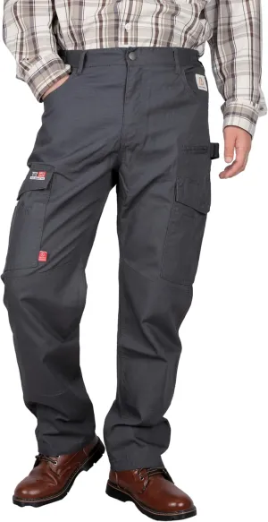 BOCOMAL FR Pants Cargo Pockets Lightweight 100% C Rip Stop Water Repellent Finish Flame Resistant Jeans Regular Fit