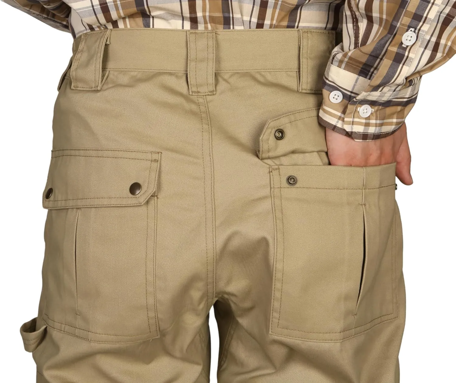 BOCOMAL FR Pants for Men Cargo Flame Resistant Pants(2112&CAT2) 100% C 7.5oz Utility Fire Resistant Pants