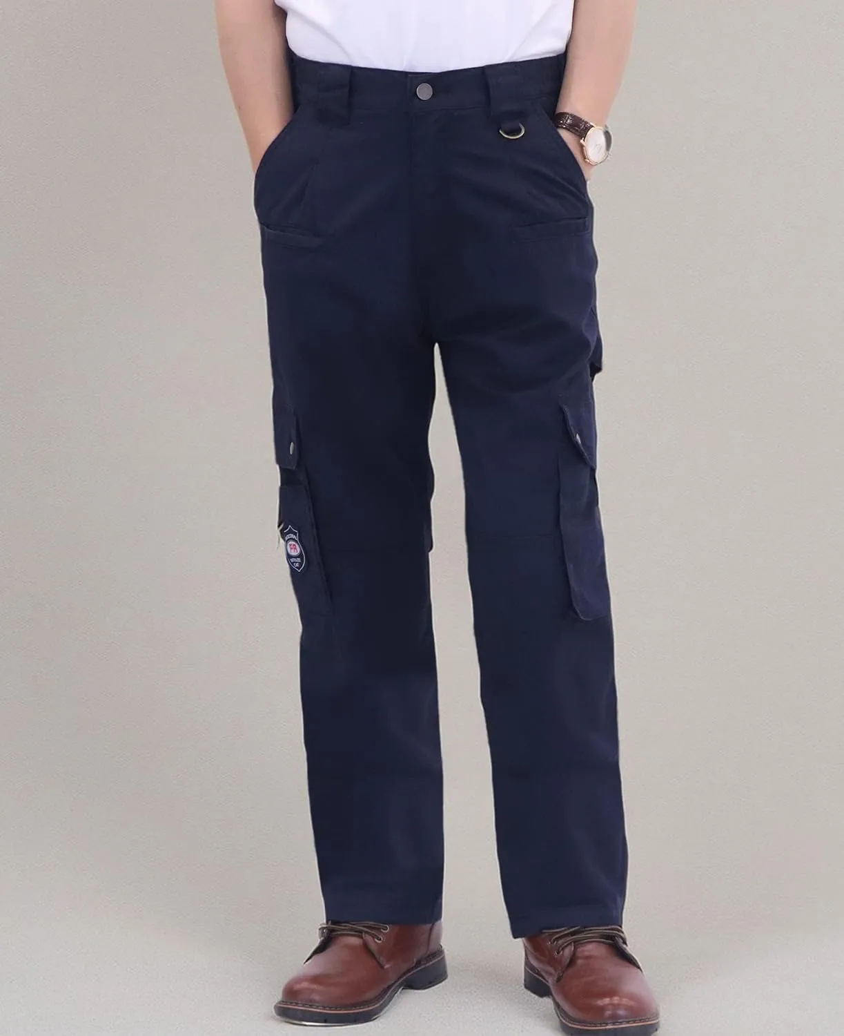 BOCOMAL FR Pants for Men Cargo Flame Resistant Pants(2112&CAT2) 100% C 7.5oz Utility Fire Resistant Pants