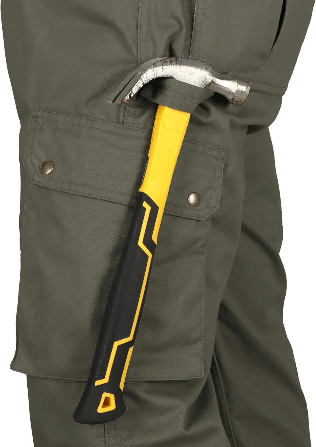 BOCOMAL FR Pants for Men Cargo Flame Resistant Pants(2112&CAT2) 100% C 7.5oz Utility Fire Resistant Pants