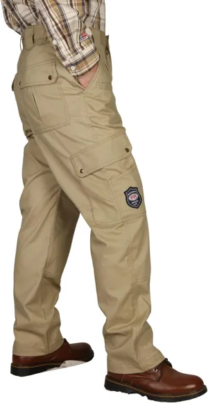 BOCOMAL FR Pants for Men Cargo Flame Resistant Pants(2112&CAT2) 100% C 7.5oz Utility Fire Resistant Pants
