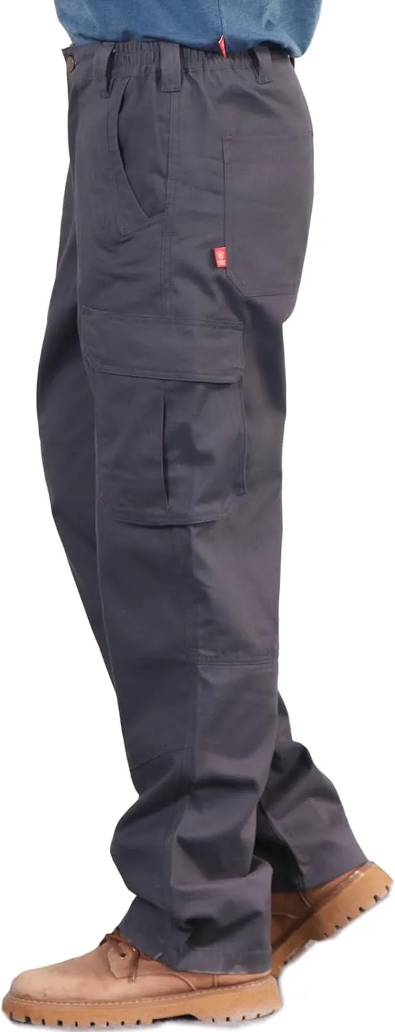 BOCOMAL FR Pants for Men Utility Cargo Pockets Flame Resistant/Fire Retardant Carpenter Water Oil Repellent Finish
