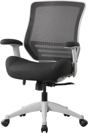 BOLISS 400lbs Mesh Ergonomic Super Soft Wide Cushion Office Computer Desk Chair Adjustable Arms(Black)