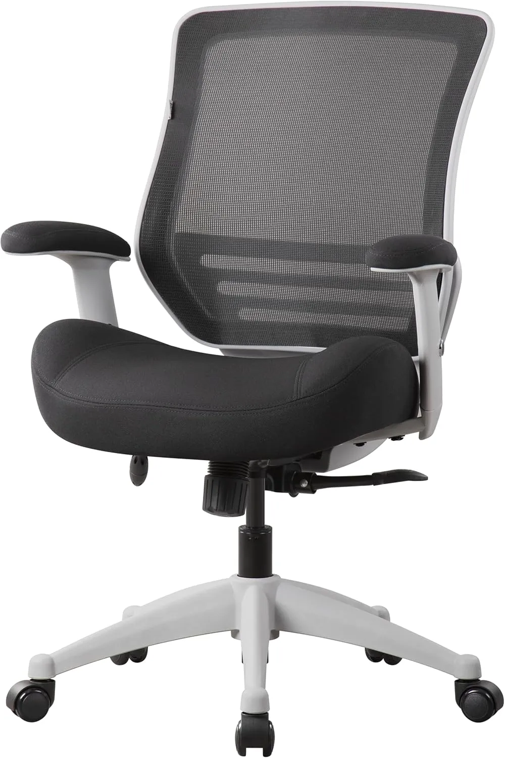 BOLISS 400lbs Mesh Ergonomic Super Soft Wide Cushion Office Computer Desk Chair Adjustable Arms(Black)