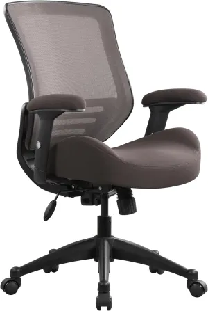BOLISS 400lbs Mesh Ergonomic Super Soft Wide Cushion Office Computer Desk Chair Adjustable Arms(Brown