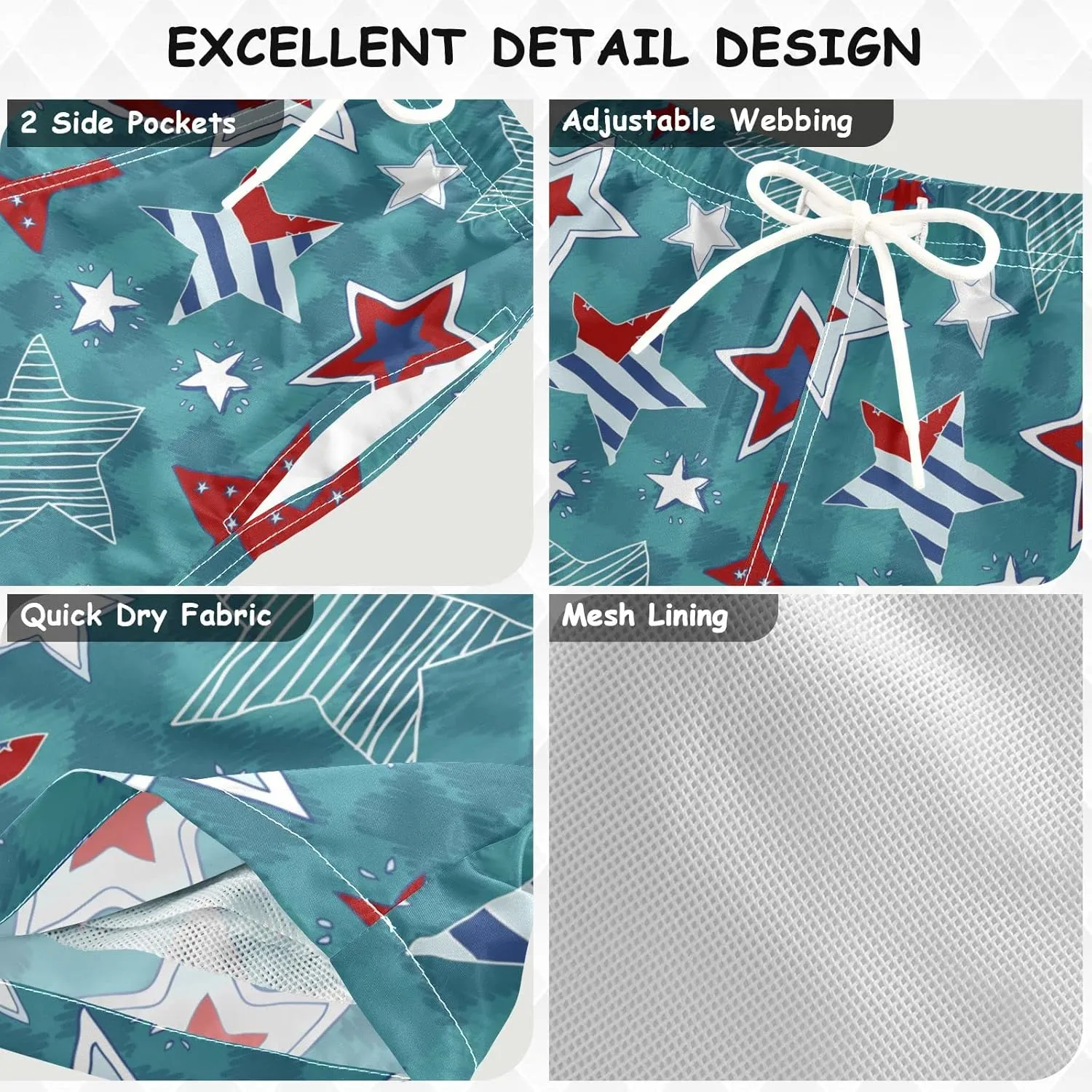 Boys Swim Trunks Toddler Boy Swim Board Shorts Swimwear Kids Beach Swimsuit Bathing Suits…