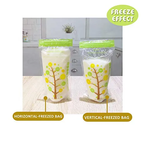 Breastmilk Storage Bags Pre-sterilized 8oz 112counts Easy Pour Spout,BPA Free Ready to Use Double Zipper Seal Bags for Pumping Freezing and Feeding Milk Self-Standing,CPC Test Passed