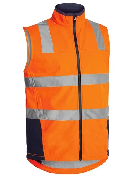 Budget-Taped Hi Vis Soft Shell Vest-BV0348T