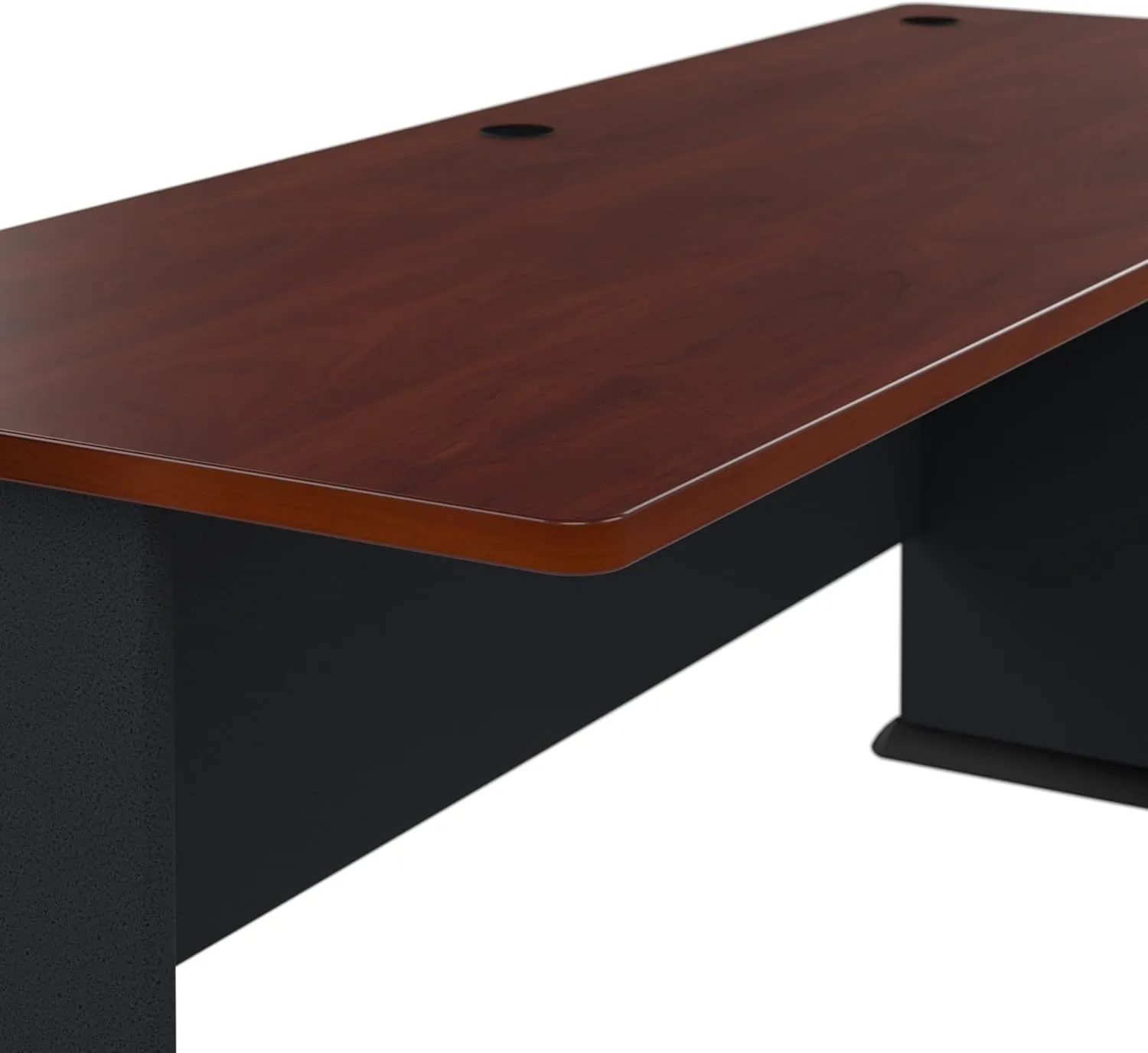 Bush Furniture Series A 72W Desk Workstation for Home or Professional Workspace, Desktop Solution for Office Use, Hansen Cherry