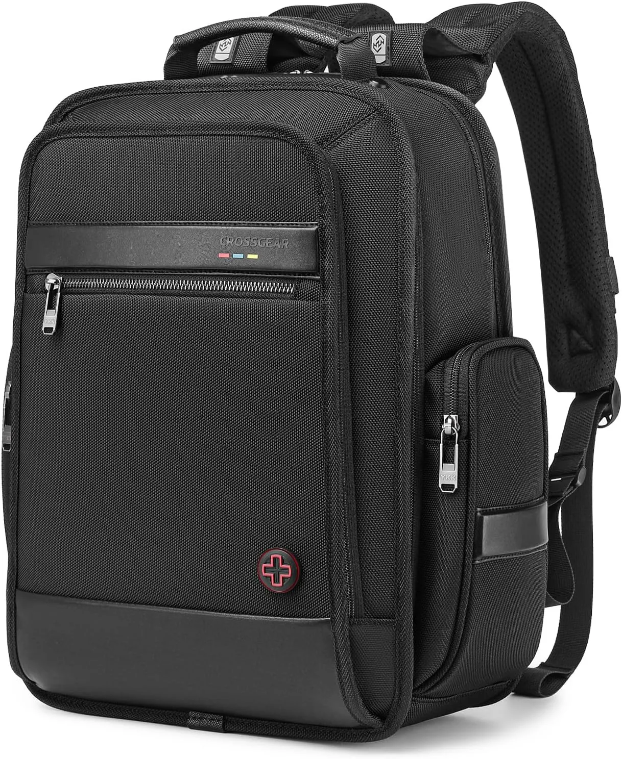 Business Laptop Backpack for Men Women, 20L Large Bookbag Travel TSA Approved Carry on Backpack Waterproof Casual Daypack 15.6" Professional Computer Bag with Thicker Compartments, Black