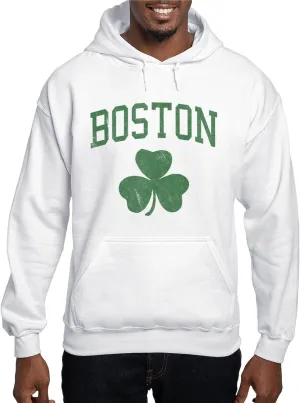 CafePress Boston Irish Hooded Sweatshirt Men's Light Regular Fit Hooded Sweatshirt