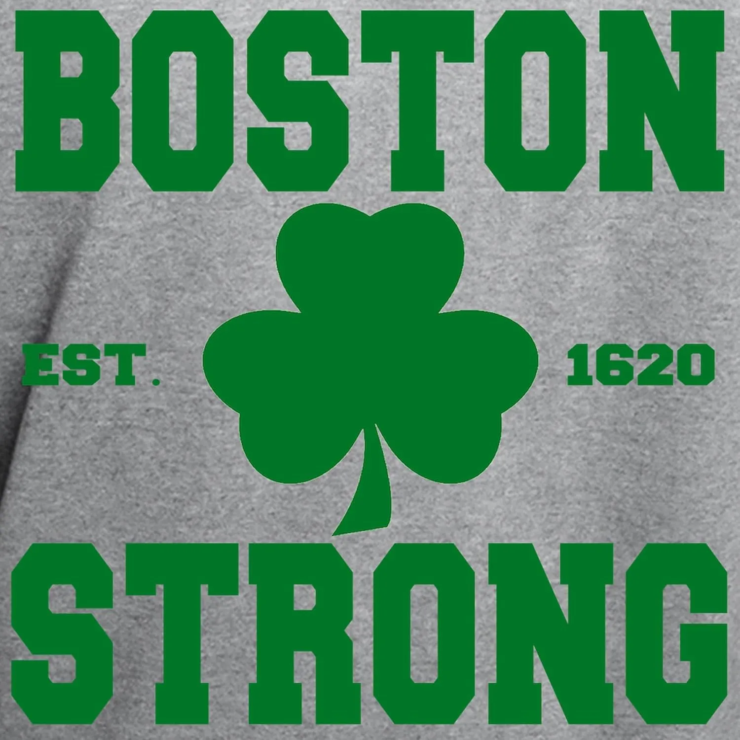 CafePress Boston Strong Hooded Sweatshirt Men's Light Regular Fit Hooded Sweatshirt
