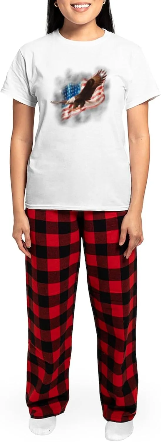 CafePress Faded Glory Women's Light Pajamas Women's Novelty Cotton Pajama Set, Comfortable PJ Sleepwear