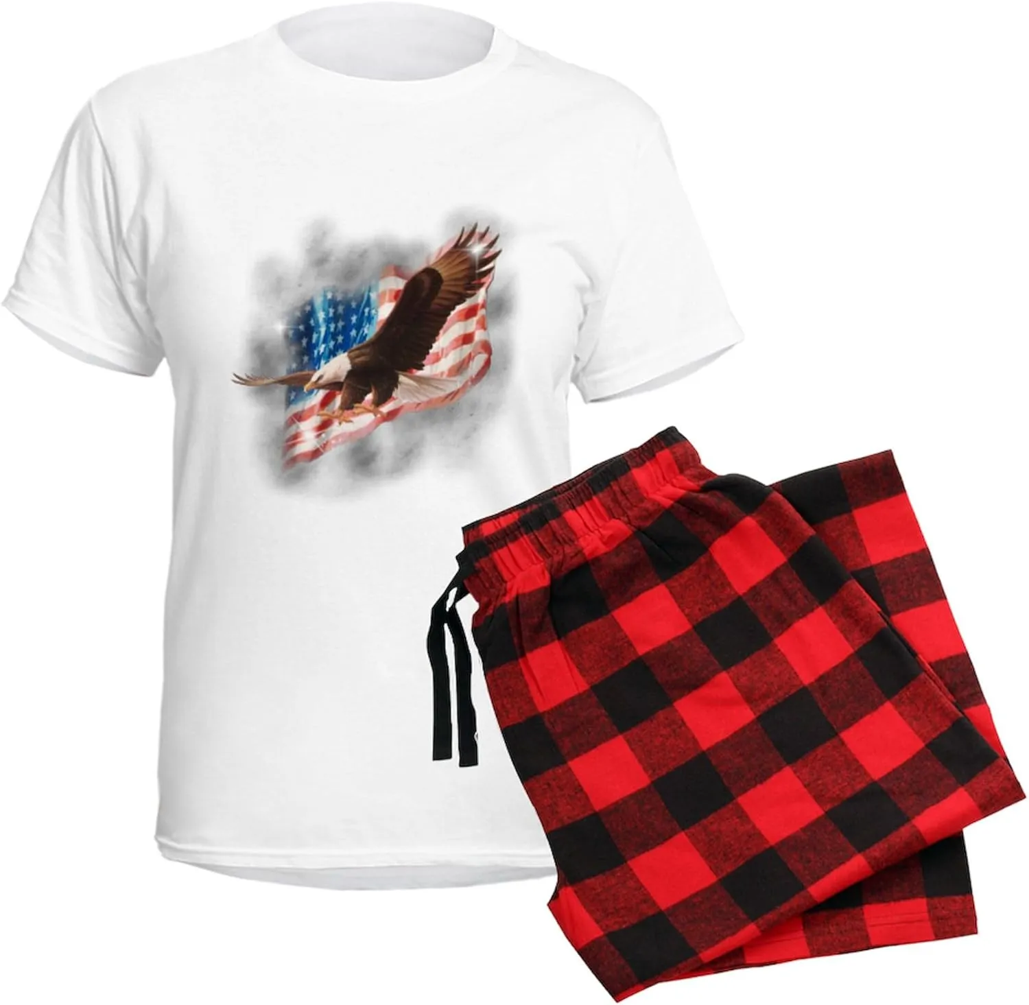 CafePress Faded Glory Women's Light Pajamas Women's Novelty Cotton Pajama Set, Comfortable PJ Sleepwear