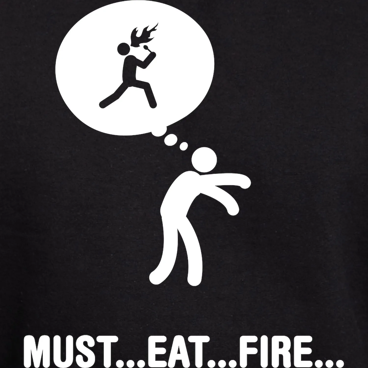 CafePress Fire Eater Hoodie (Dark) Men's Dark Rgular Fit Hoodie