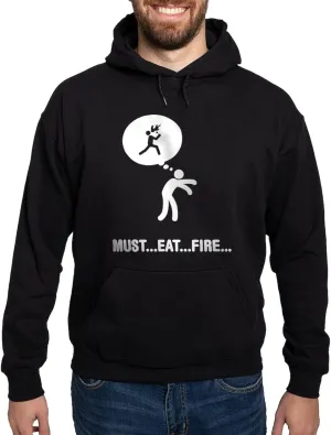 CafePress Fire Eater Hoodie (Dark) Men's Dark Rgular Fit Hoodie