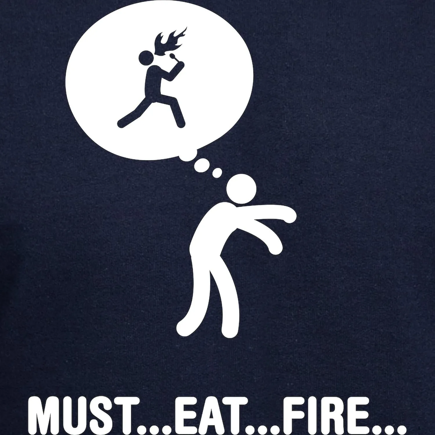 CafePress Fire Eater Hoodie (Dark) Men's Dark Rgular Fit Hoodie