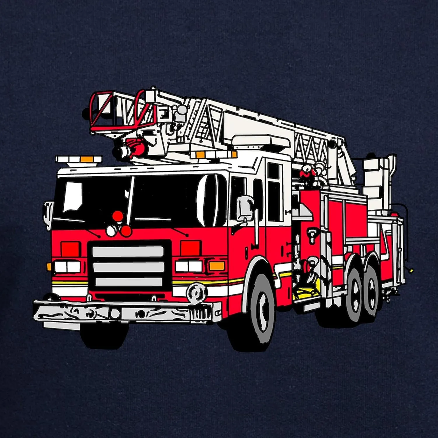 CafePress Fire Engine Red Hoodie (Dark) Men's Dark Rgular Fit Hoodie
