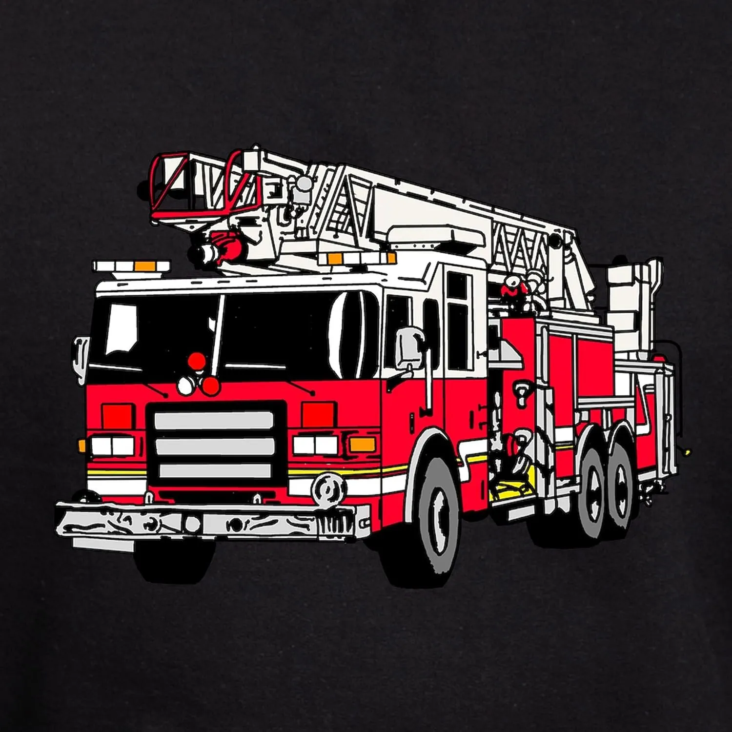 CafePress Fire Engine Red Hoodie (Dark) Men's Dark Rgular Fit Hoodie