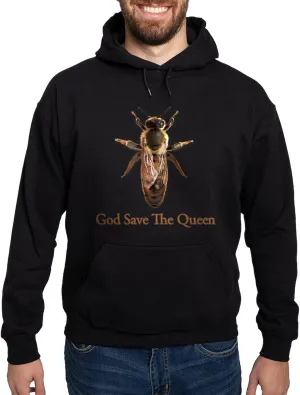 CafePress God Save The Queen (Bee) Hoodie (Dark) Men's Dark Rgular Fit Hoodie