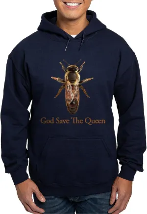 CafePress God Save The Queen (Bee) Hoodie (Dark) Men's Dark Rgular Fit Hoodie