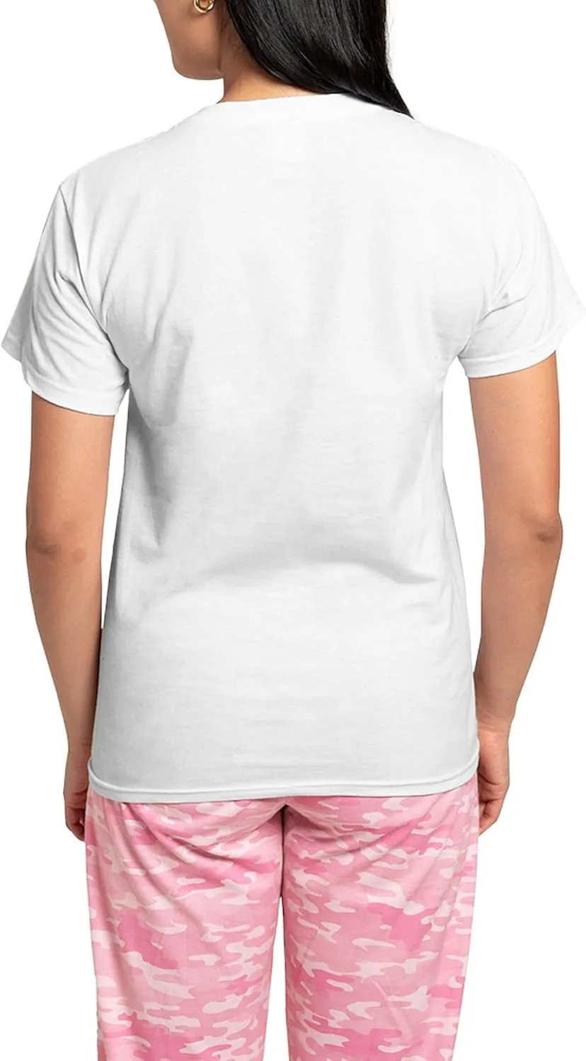 CafePress Money Bag Pajamas Women's Novelty Cotton Pajama Set, Comfortable PJ Sleepwear