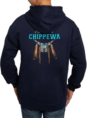 CafePress Proud To Be Chippewa Hoodie (Dark) Men's Dark Rgular Fit Hoodie