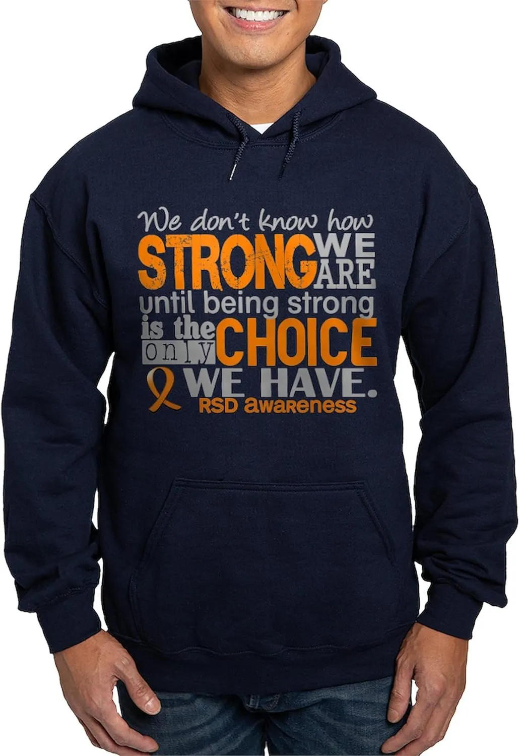 CafePress RSD How Strong We Are Hoodie (dark) Men's Dark Rgular Fit Hoodie